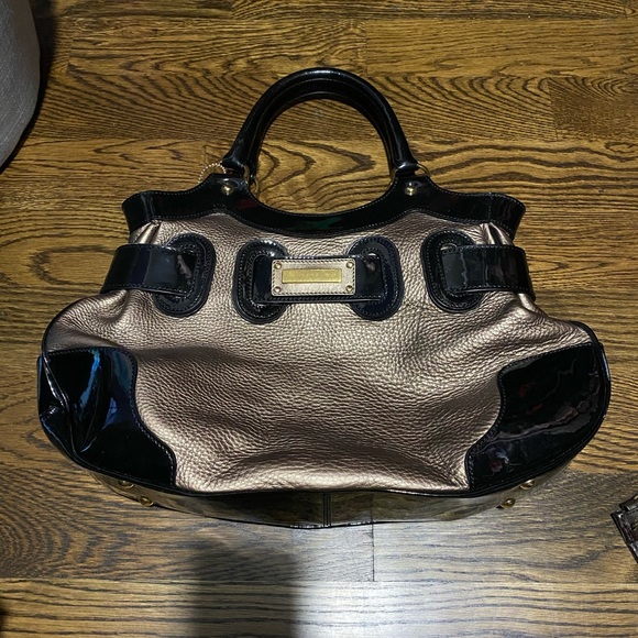Barbara Bui - black gold patten leather tote bag - Picture 2 of 5